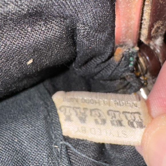 Vintage Regal Tapestry Brocade Evening Bag Purse Clutch Hand Made In Hon… - Picture 4 of 4